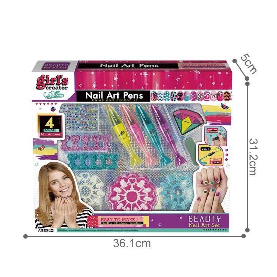 صورة أقلام فن الأظافر من فتيات المبدعات